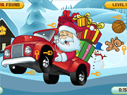 Флеш игра онлайн Рождество Автомобилей Скрытые Keys_