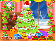 Флеш игра онлайн Художественное оформление рождественской елки