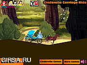 Флеш игра онлайн Золушка и карета / Cinderella Carriage Ride