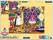 Флеш игра онлайн Золушка. Мозайка / Cinderella Jigsaw