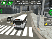 Флеш игра онлайн Городской автобус симулятор 3D
