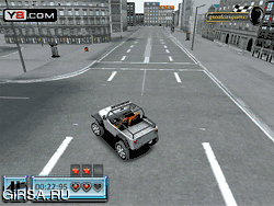 Флеш игра онлайн Городское безумие 3D парковка для грузовиков