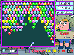 Флеш игра онлайн Пузыри Клеренс / Clarence Bubble
