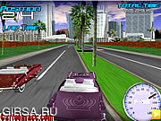 Флеш игра онлайн Классическая гонка на автомобилях