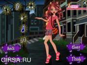 Флеш игра онлайн Клодин Вульф и школный наряд / Clawdeenwolf Goes school Dress Up 