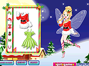 Флеш игра онлайн Умный Рождественские Фея Платье Вверх