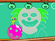 Флеш игра онлайн Клоунский Мяч По Математике / Clown Ball Math
