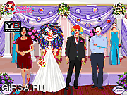 Флеш игра онлайн Свадьба клоунов