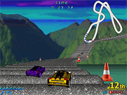 Флеш игра онлайн Coaster Автомобили 2: Мегапересекают / Coaster Cars 2: Megacross