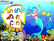 Флеш игра онлайн Красочная русалка / Colorful Mermaid Princess