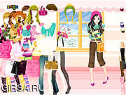 Флеш игра онлайн Colorful Winter Dress Up