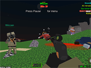 Флеш игра онлайн Боевых Корабля Пиксела Зомби / Combat Pixel Vehicle Zombie