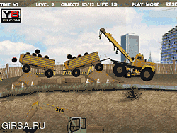Флеш игра онлайн Строительный городской груз / Construction City Cargo