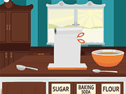 Флеш игра онлайн Готовка с Эммой: печенье с арахисовым маслом