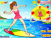 Флеш игра онлайн Прохладный Серфер Одеваются / Cool Surfer Dress Up