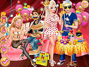 Флеш игра онлайн Пар Партии Смайлы / Couples Emojis Party