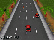 Флеш игра онлайн Пьяный водитель на шоссе / Crazy Highway Driver