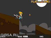 Флеш игра онлайн Сумасшедший мотоцикл 2
