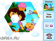 Флеш игра онлайн Безумные Головоломки-Дора / Crazy Puzzle-Dora