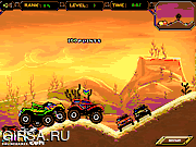 Флеш игра онлайн Безумный Джип / Crazzy Monster Truck 