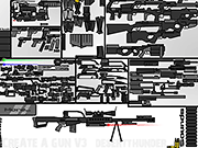 Флеш игра онлайн Создать Пистолет В3 / Create A Gun V3