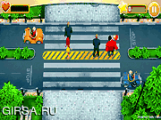 Флеш игра онлайн Пешеходный Трафик / Crosswalk Traffic