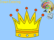 Флеш игра онлайн Корона-Раскраска / Crown Coloring