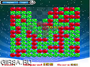 Флеш игра онлайн Рождественские приключения / Cube Crush Christmas Edition