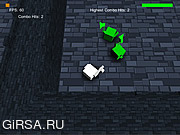 Флеш игра онлайн Герой Куб / Cube Hero