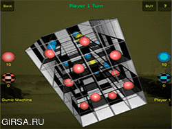 Флеш игра онлайн Кубо-шашки 3D второй