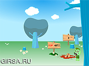 Флеш игра онлайн Happy Tree Friends - Cub Shoot