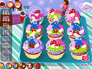 Флеш игра онлайн Пользовательские Мультфильм Кексы / Custom Cartoon Cupcakes