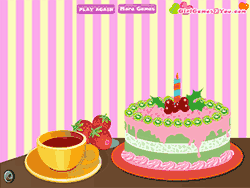 Флеш игра онлайн Классный дизайн торта