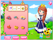 Флеш игра онлайн Принцесса цветов