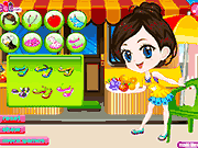Флеш игра онлайн Симпатичные Dressup Фрукты Поставщика / Cute Fruit Vendor Dressup