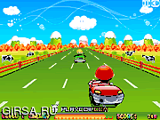 Флеш игра онлайн Марио за рулем / Cute Mario Driving