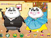 Флеш игра онлайн Милый Панда / Cute Panda Dress Up