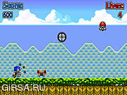 Флеш игра онлайн Sonic Assault