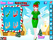 Флеш игра онлайн Рождество с Дэйзи / Daisy Christmas Girl Dressup 