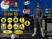 Флеш игра онлайн Наряд для Бэтмана / Dark Knight Dressup Game 
