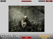 Флеш игра онлайн Dark Zombie Puzzle