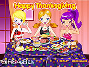 Флеш игра онлайн Украсьте Благодарения обед / Decorate Thanksgiving Dinner