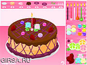 Флеш игра онлайн Decorate Cake