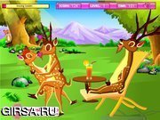 Флеш игра онлайн Deer Kissing