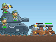 Флеш игра онлайн Защитить танк