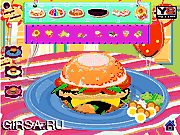 Флеш игра онлайн Вкусные гамбургеры / Delicious Burger King 