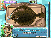 Флеш игра онлайн Очень вкусный и зажаренный / Delicious Fried Flounder