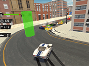 Флеш игра онлайн Дерби Гоночный Автомобиль Трюк