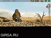 Флеш игра онлайн Испытания в пустыне / Desert ATV Challenge