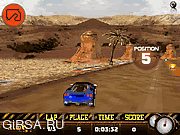 Флеш игра онлайн Пустынный дрейф 3D / Desert Drift 3D 